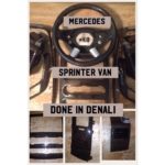 Mercedes Sprinter Van Wood Grain Dash Trim Steering Wheel 1