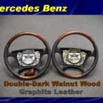 Mercedes steering wheel Double Dark Walnut