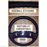 Mustang GT 1988 Leather Steering Wheel