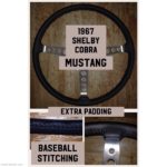 Mustang Shelby Cobra 1967 Leather Steering Wheel B 2