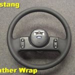 Mustang steering wheel Leather Wrap