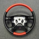 Nissan Altima 2002 steering wheel Two Tone Red Smooth Black