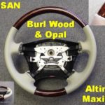 Nissan Altima Maxima steering wheel Wood Leather