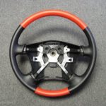 Nissan Maxima steering wheel Two Tone Red W Black Perf