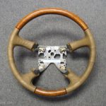 Ostrich steering wheel Leg and Wood Wheel