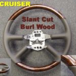 PT Cruiser steering wheel Slant Cut Burl PT