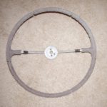 Pontiac 1955 steering wheel restore before