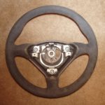 Porsche 911 steering wheel Gray Alcantara Suede 1