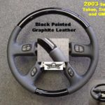 Sport steering wheel GM 03 Painted Black With Graphite Lthr