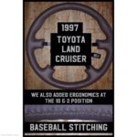 Toyota Land Cruiser 1997 Leather Steering Wheel B