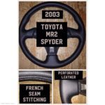 Toyota MR2 Spyder 2003 Leather Steering Wheel
