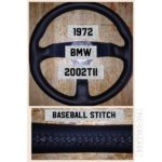 bmw 2002TII 1972 leather steering wheel restoration