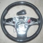 carbon fiber steering wheel shifter 1