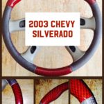 chevy silverado 2003 red carbon fiber steering wheel