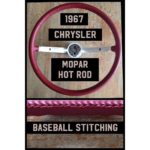 chrysler mopar 1967 hot rod leather steering wheel restoration