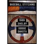 dodge dakota 1989 shelby wood leather steering wheel restoration 1