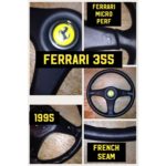 ferrari 355 1995 perforated leather steering wheel restoration