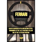ferrari alcantara leather steering wheel cover restoration racing dial