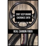 jeep grand cherokee 2007 carbon fiber leather steering wheel 1