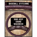 jeep grand wagoneer 1990 leather steering wheel cover restoration