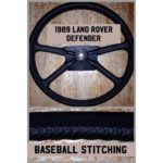 land rover defender 1989 leather steering wheel cover restoration