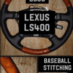 lexus 2000 wood leather steering wheel