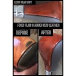 lexus gear shift wood repair leather cover restoration