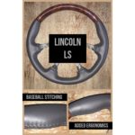 lincoln ls wood leather steering wheel add thumb ergonomics 1