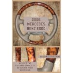 mercedes e500 2006 wood leather steering wheel restoration
