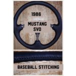 mustang svo 1986 leather steering wheel restoration