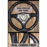 porsche 996 2004 carbon fiber steering wheel repair restoration 1
