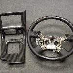 Acura steering Wheel and console in Carbon Fiber 1
