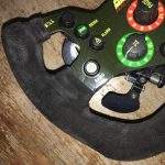 Ferrari F1 Suede Leather Steering Wheel Restored 1056