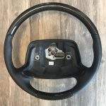 1996 Chevy Impala Carbon Fiber and Leather Steering Wheel 2282
