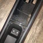1996 Chevy Impala Carbon Fiber and Leather Console AFTER 2420
