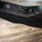 1996 Chevy Impala Carbon Fiber and Leather Console AFTER 2431