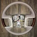 2007-2010 Lincoln MKZ/MKX/Navigator Wood/Leather Steering Wheel 3380