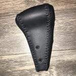 Toyota Land Cruiser Black Leather Shift Handle Back p3493