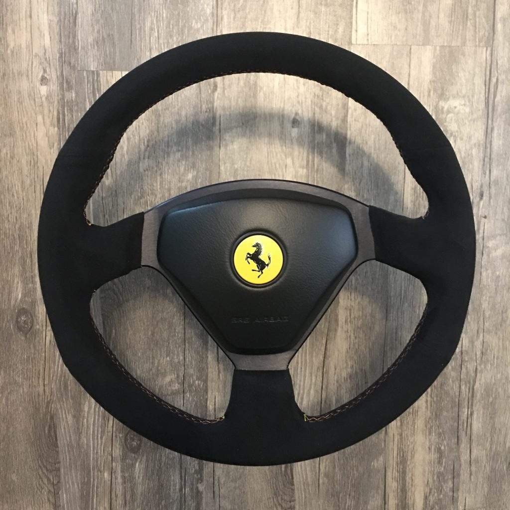 Ferrari 360 Leather Alcantara Suede Steering Wheel 3774