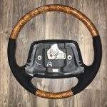 1996 Chevy Impala Wood/Alcantara Suede Steering Wheel 4013