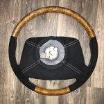 1996 Chevy Impala Wood/Alcantara Suede Steering Wheel 4015