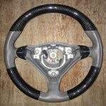 Porsche 911 Boxster Carrera/ Year 1999-2004 / Carbon Fiber Leather Steering Wheel / Cover Wrap Repair / p672