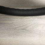 Toyota Land Cruiser Black Leather Steering Wheel Baseball Stitching / p9094