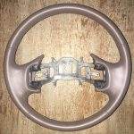 Ford F250 Leather Steering Wheel Restoration Med Stone / F150 F250 F350 Excursion / 1998-2006 / Clean Cover Wrap Repair / p068