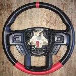 Ford F150 Raptor Leather Steering Wheel Restoration / F150 F250 F350 F450 / 2015-2020 / Clean Cover Wrap Repair / p086