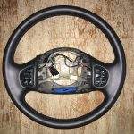 Ford F250 Leather Steering Wheel Restoration / F250 F350 Excursion Lincoln Navigator / 1998-2006 / Clean Cover Wrap Repair / p1243