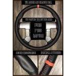 Ford F150 Raptor Leather Steering Wheel Restoration / 2004-2008 / Clean Cover Wrap Repair / p1543