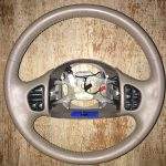 2003 Ford Excursion Leather Steering Wheel 167