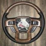 Ford Expedition Wood Leather Steering Wheel Restoration / F150 F250 F350 F450 / 2015-2020 / Clean Cover Wrap Repair / p1695