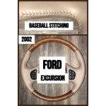 Ford Excursion Wood Leather Steering Wheel Restoration / F250 F350 Excursion Lincoln Navigator / 1998-2006 / Clean Cover Wrap Repair / p1918